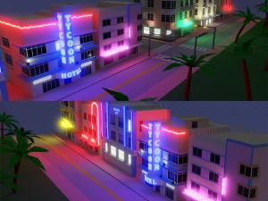 miami beach buildings 3D Model