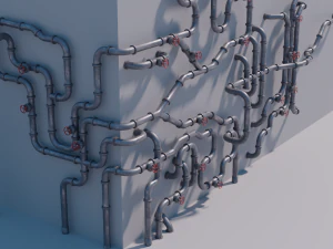 modular pipes 3D Model