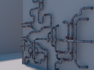 modular pipes 3D Model