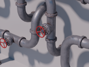 modular pipes 3D Model