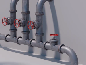 modular pipes 3D Model