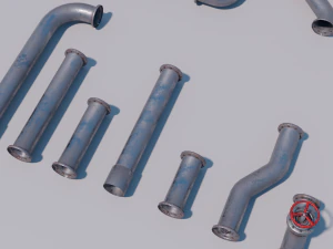 modular pipes 3D Model