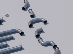 modular pipes 3D Model