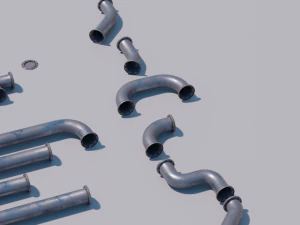 modular pipes 3D Model