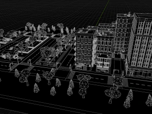 polygon city 3D Model