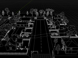 polygon city 3D Model