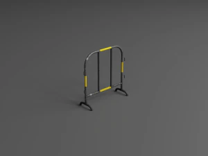 traffic barriers 3D Model