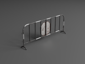 traffic barriers 3D Model
