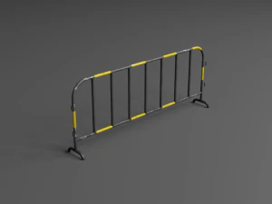 traffic barriers 3D Model