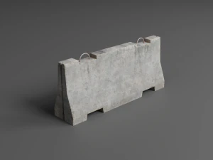 traffic barriers 3D Model