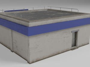 mini market store Model 3D
