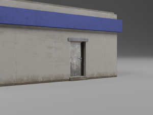 mini market store Model 3D