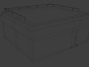 mini market store Model 3D