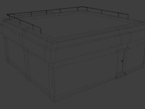 mini market store 3D Model