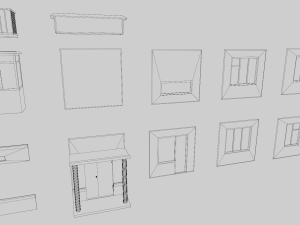 modular soviet panel apartment house 3D Model