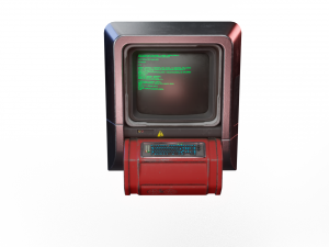 sci-fi console computer 3D Model