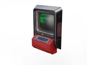 sci-fi console computer 3D Model