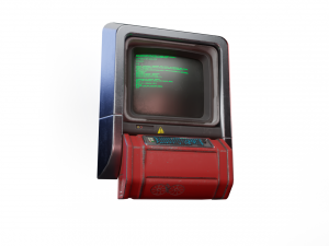 sci-fi console computer 3D Model