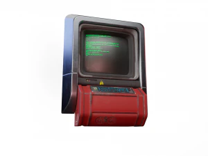 sci-fi console computer 3D Model