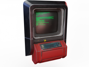 sci-fi console computer 3D Model