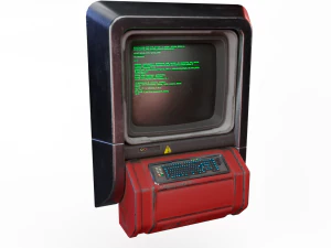 sci-fi console computer 3D Model