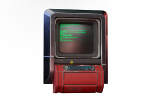 sci-fi console computer 3D Model