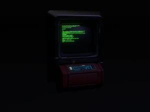 sci-fi console computer 3D Model