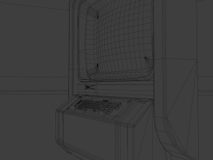 sci-fi console computer 3D Model
