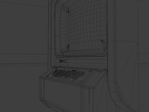 sci-fi console computer 3D Model