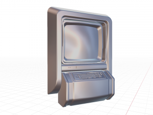 sci-fi console computer 3D Model