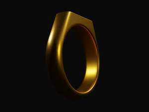 Golden ring 3D Model