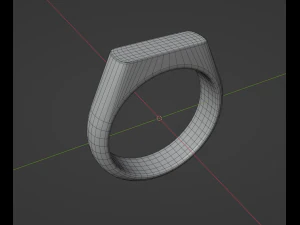 Golden ring 3D Model