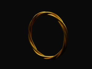 Anel de ouro tran&ccedil;ado Modelo 3D