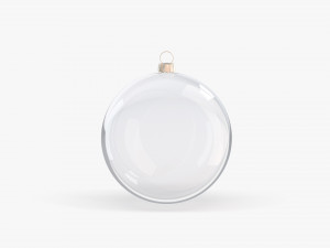 glass christmas ball 3D मॉडल