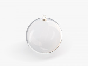 glass christmas ball Model 3D