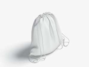 drawstring backpack 3D Model