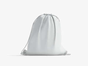 drawstring backpack 3D Model