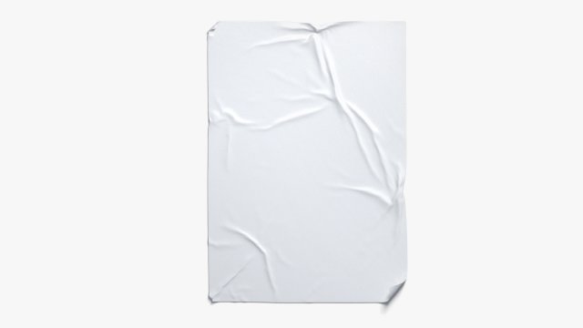 wheatpaste poster 3D Model .c4d .max .obj .3ds .fbx .stl .blend 