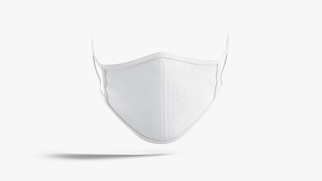 fabric face mask Modelo 3D .c4d .max .obj .3ds .fbx .stl .blend 