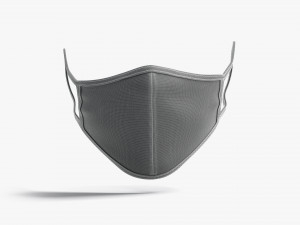 fabric face mask Modelo 3D