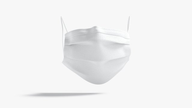 medical face mask 3D Model .c4d .max .obj .3ds .fbx .stl .blend 