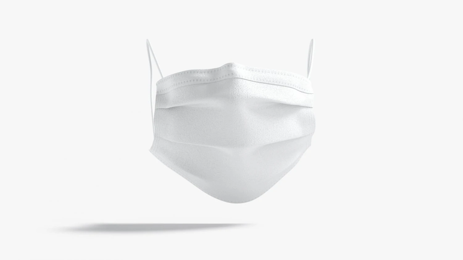 medical face mask 3D Model .c4d .max .obj .3ds .fbx .stl .blend 