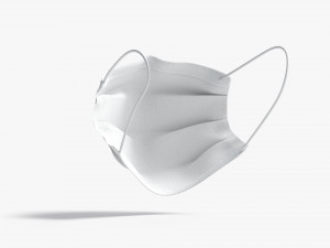medical face mask 3D Model
