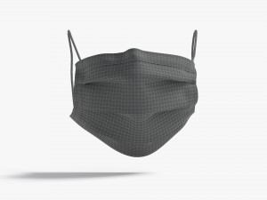 medical face mask 3D Model