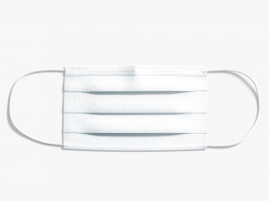 medical face mask lying Modello 3D