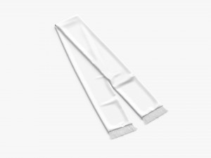 Fan Soccer Scarf Folded 3D Model