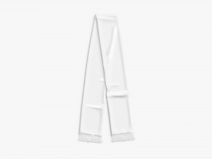 Fan Soccer Scarf Folded 3D Model