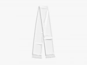 Fan Soccer Scarf Folded 3D Model