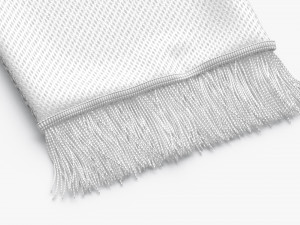 Fan Soccer Scarf Folded 3D Model
