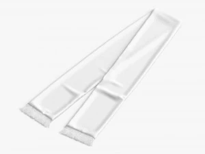 Fan Soccer Scarf Folded 3D Model